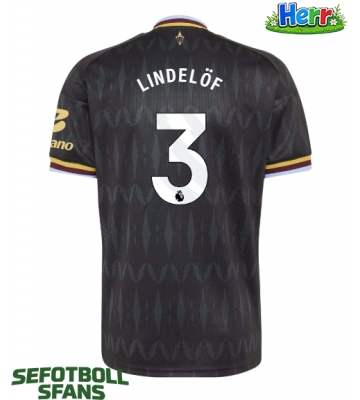 Aston Villa Victor Lindelof #3 Bortatröja 2026-27 Kortärmad